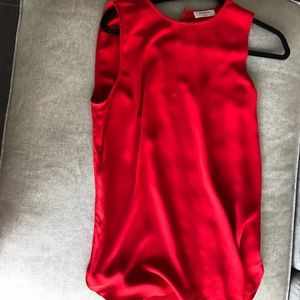 Babaton Red sleeveless shirt